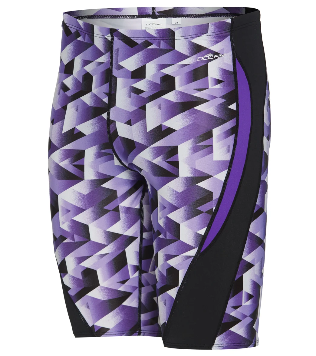 Dolfin Men's Reliance Molten Print Spliced Jammer Swimsuit - Image 7