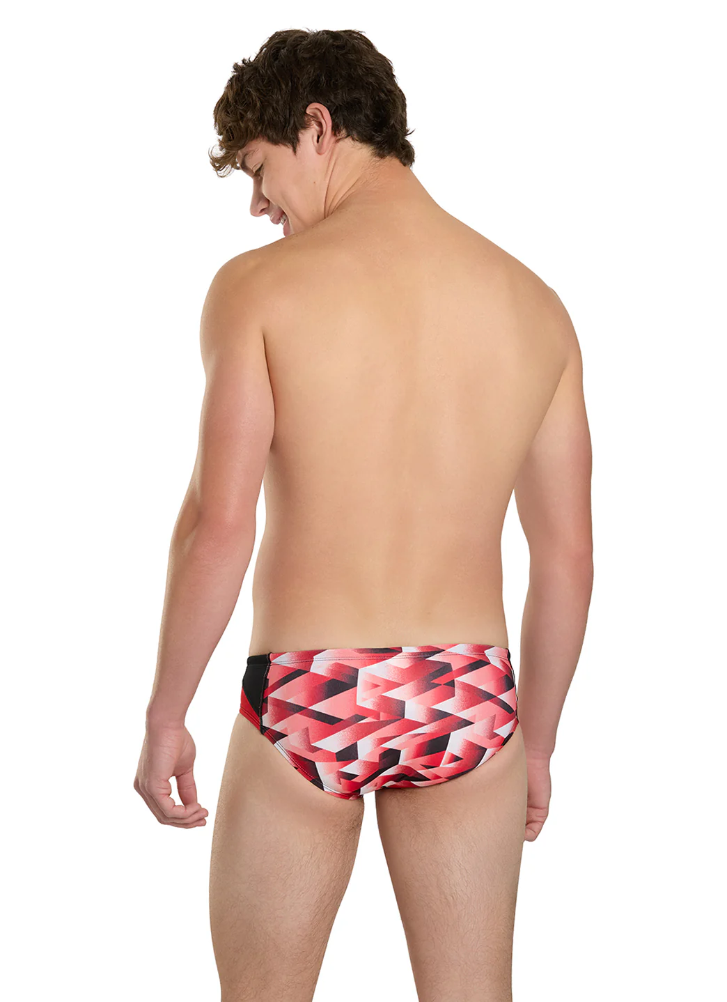 Dolfin Men's Reliance Molten Print Spliced Racer Brief Swimsuit - Image 15