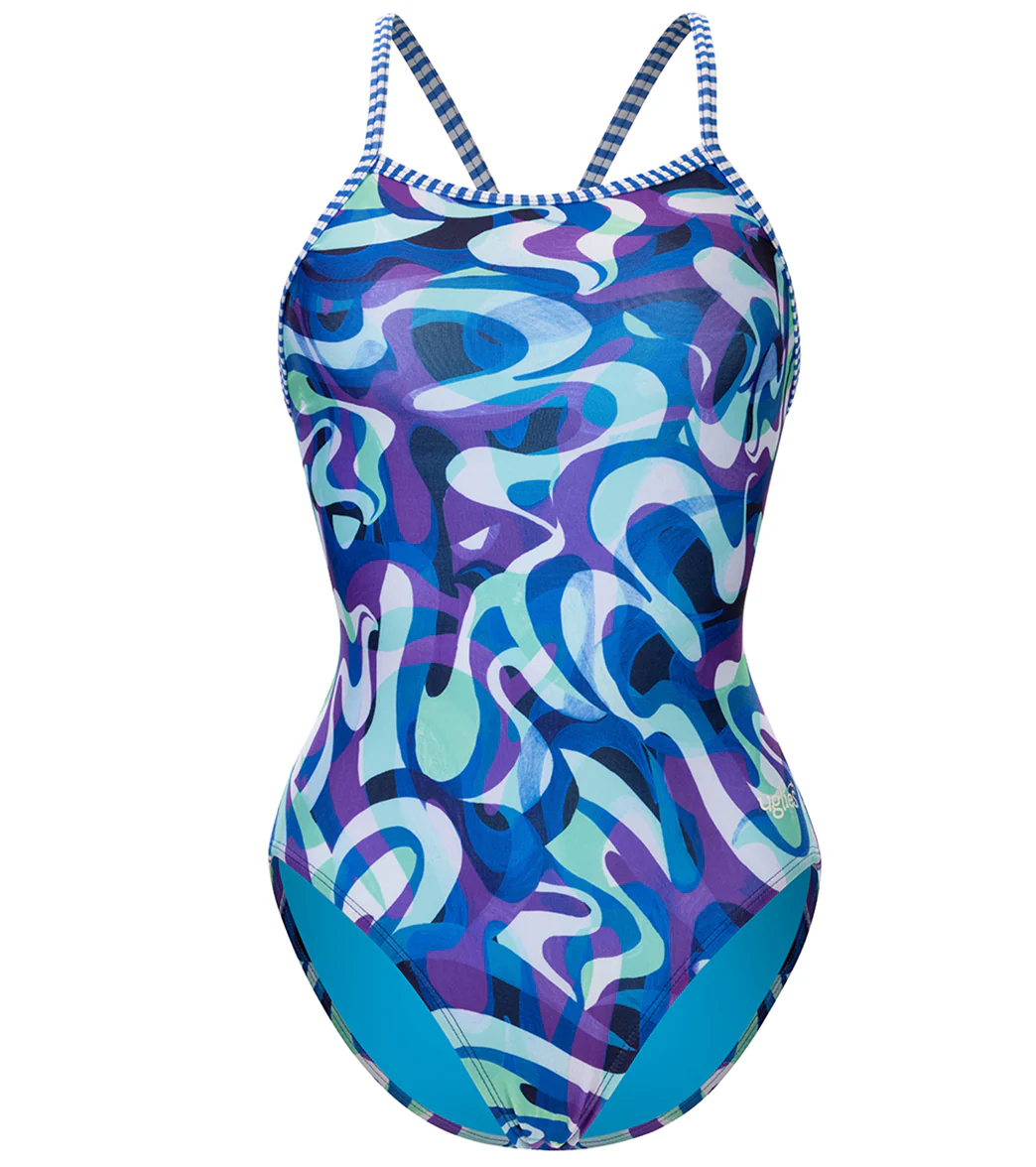 Dolfin Uglies Women's V-2 Back One Piece Swimsuit - Image 42