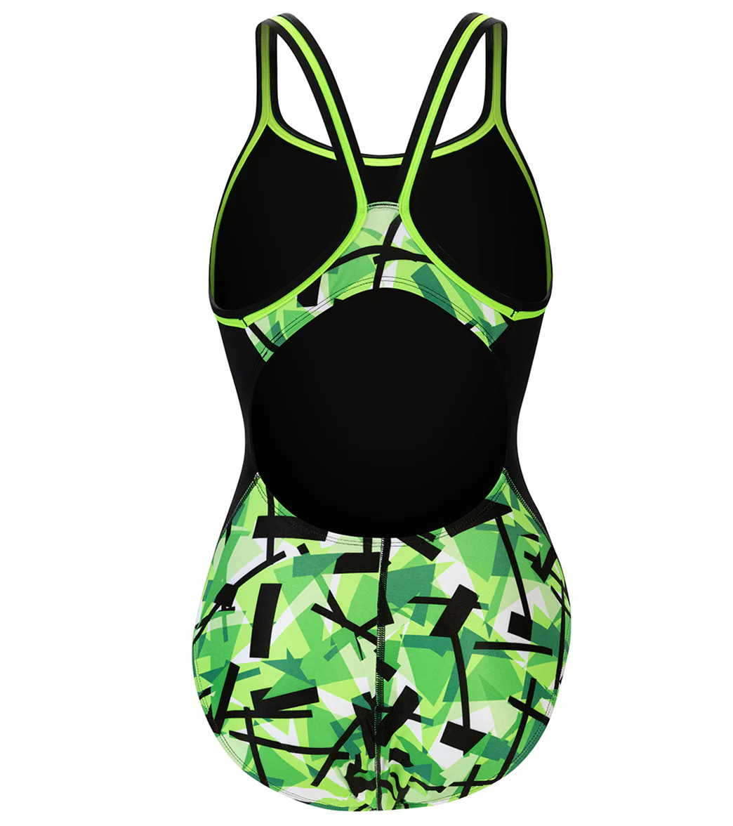Dolfin Women's Reliance Color Blocked Razor DBX Back One Piece Swimsuit - Image 11