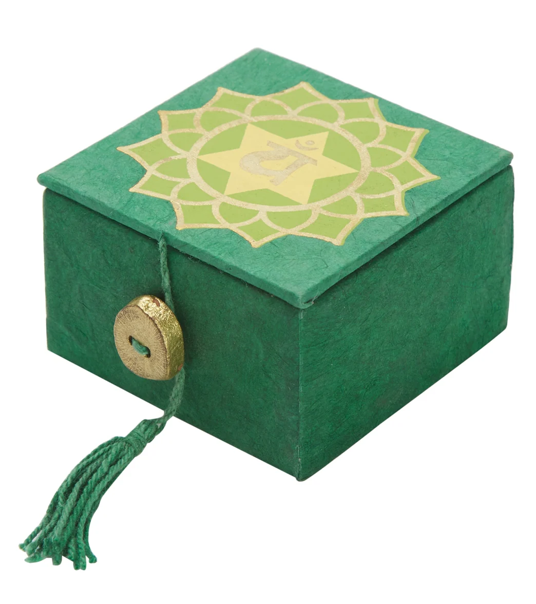 dZi Mini Meditation Bowl Box: 2" Heart Chakra - Image 2