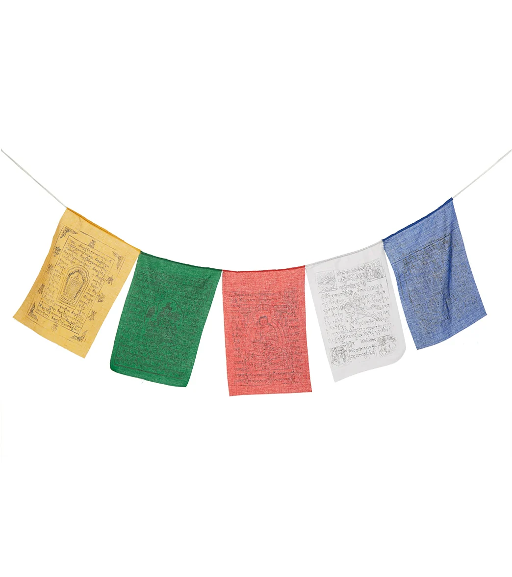 dZi Prayer Flag: Gcs Deity, Medium - Image 3