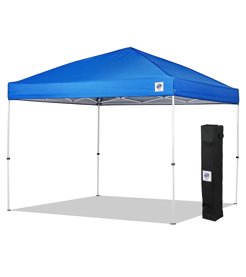 E-Z UP Envoy 10'x10' Shelter Tent w/Spikes & Roller Bag - Image 4