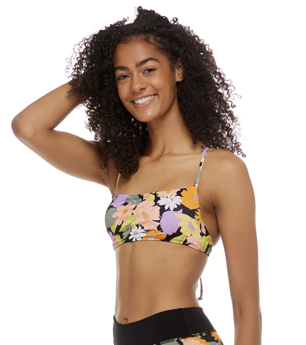 Eidon Women's Love Story Rose Bandeau Bikini Top - Image 2