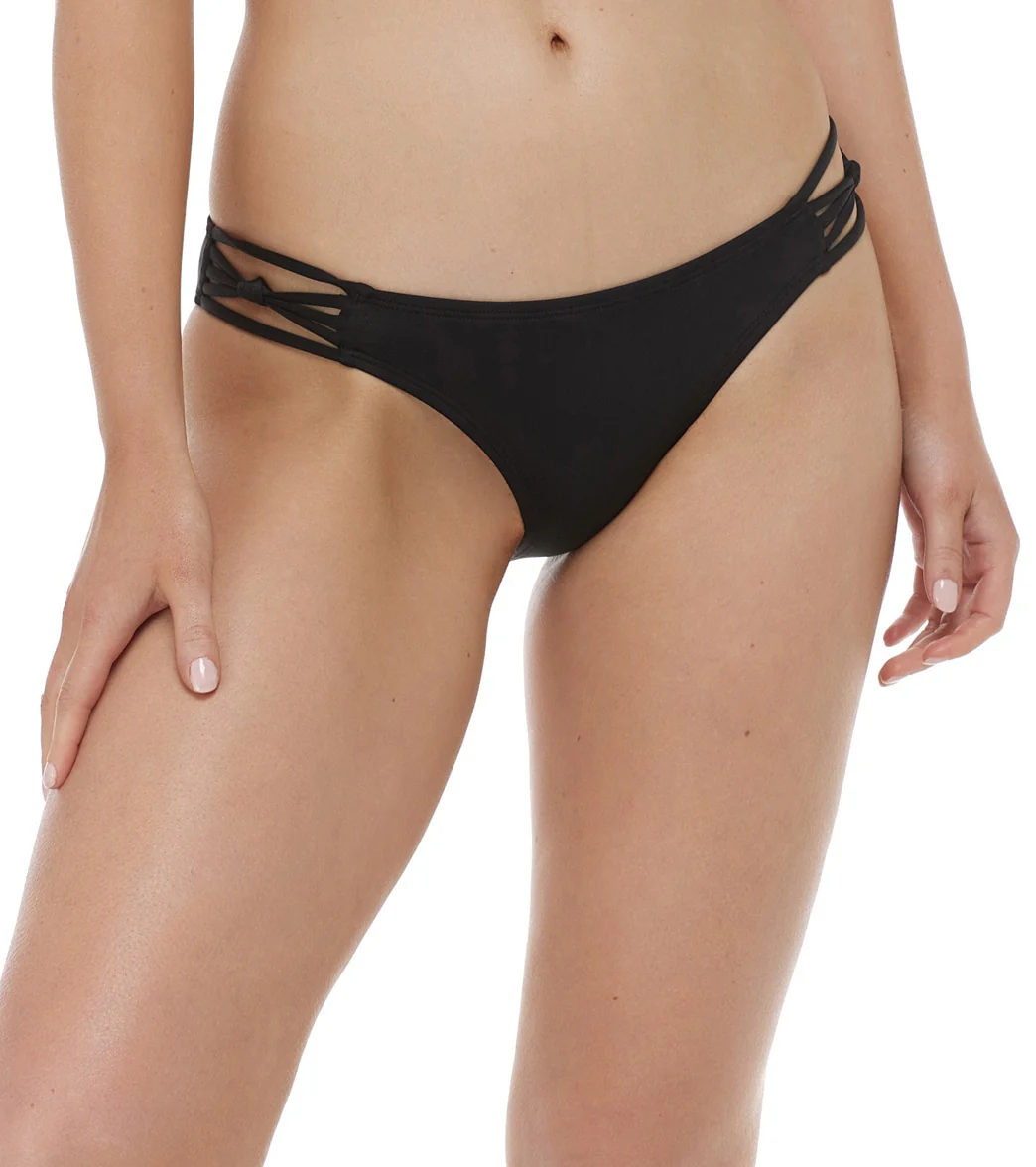 Eidon Women's Solid Low Rider Bikini Bottom - Image 13