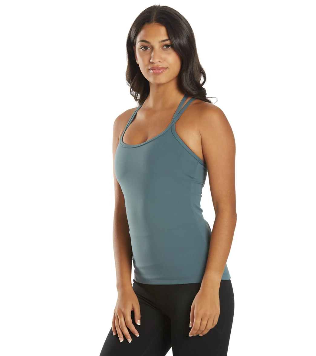 Everyday Yoga Bliss Solid Double Strap Support Tank - Image 12