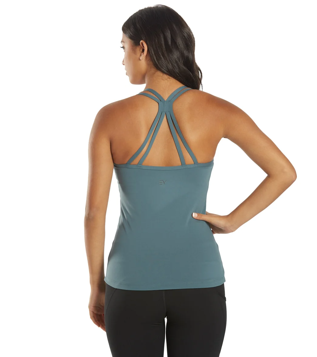 Everyday Yoga Bliss Solid Double Strap Support Tank - Image 14