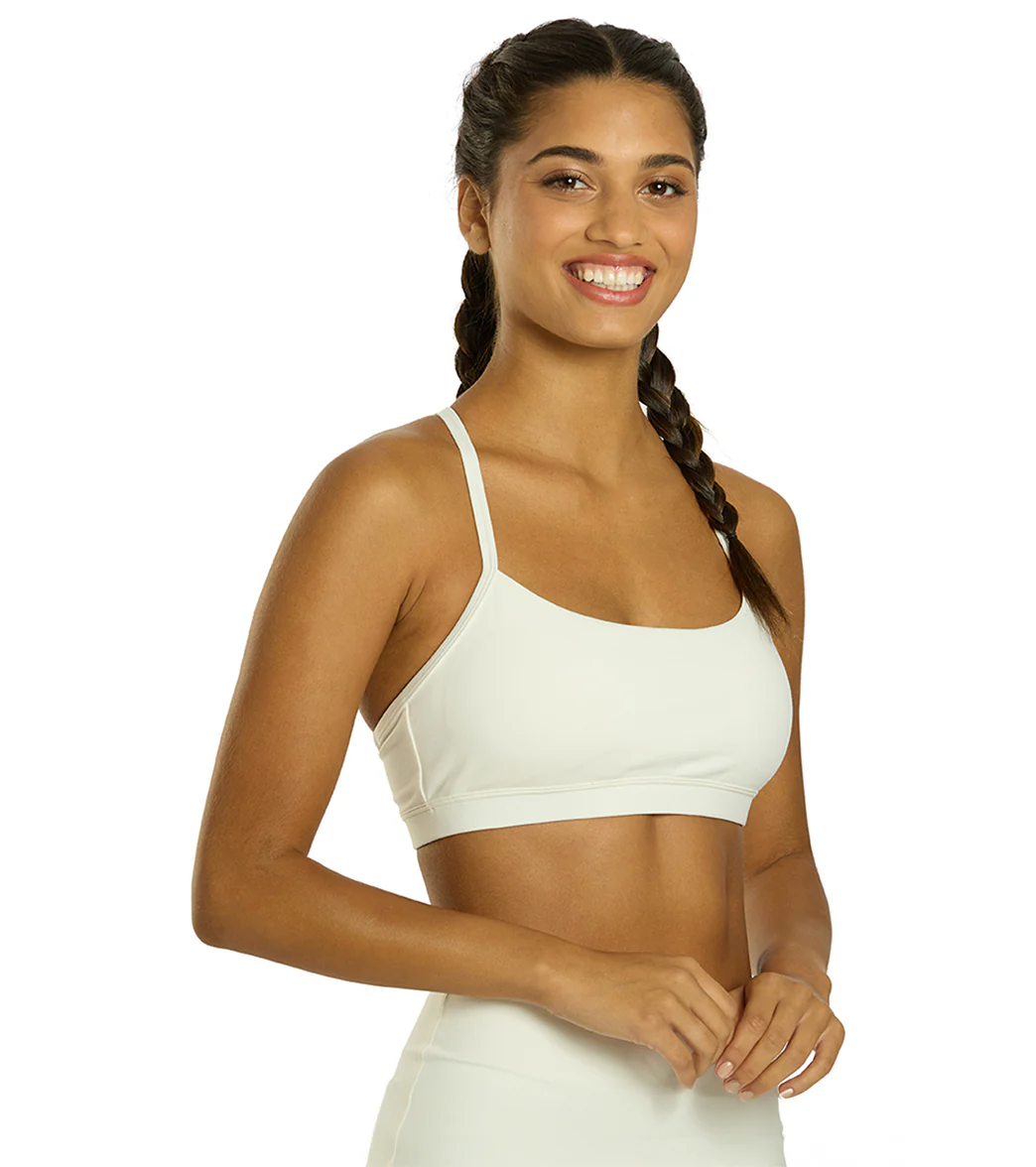 Everyday Yoga Delight Solid Racer Back Sports Bra - Image 4