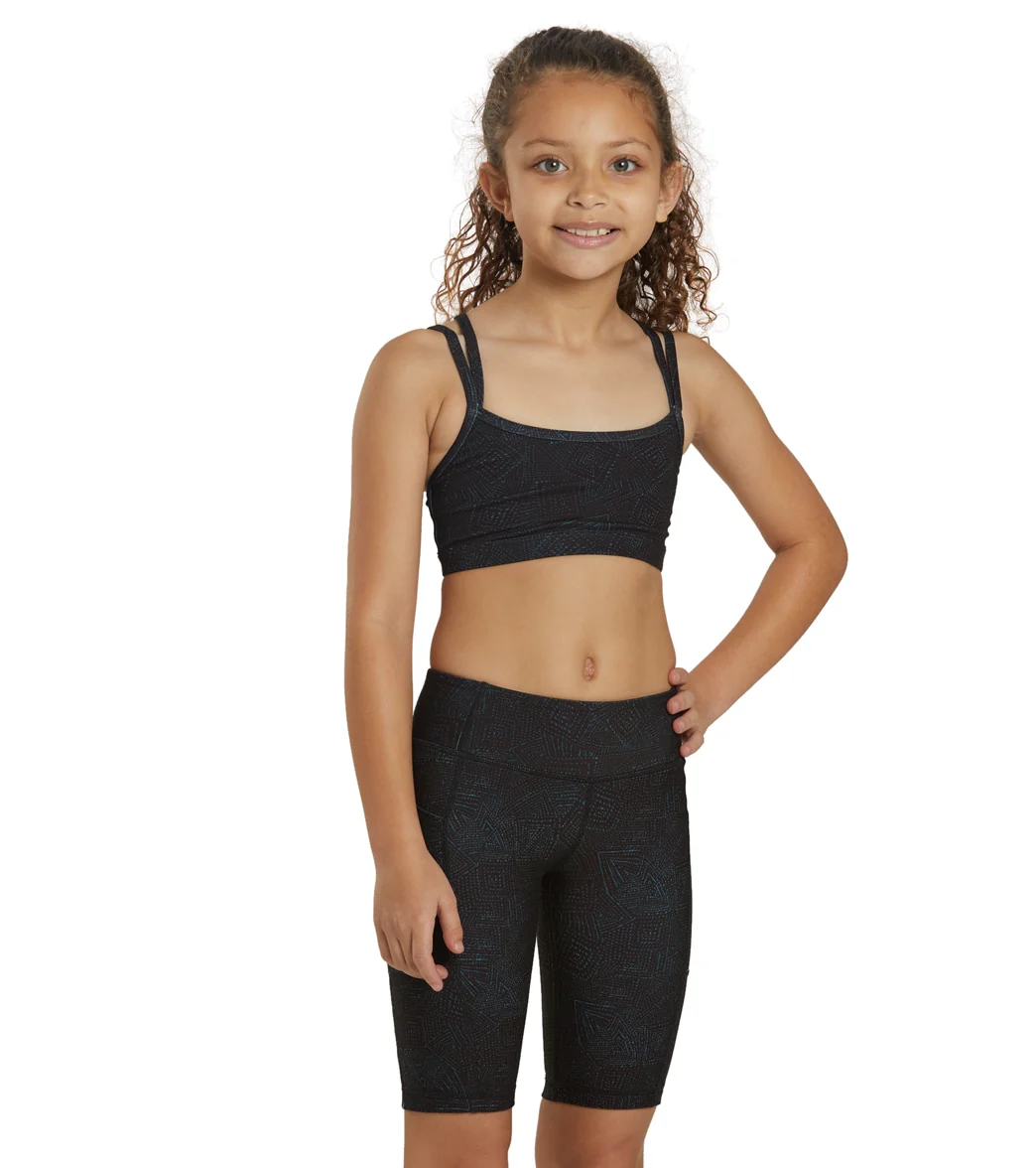 Everyday Yoga Girl Uphold Tribe High Waisted Biker Shorts with Pocket - Image 4