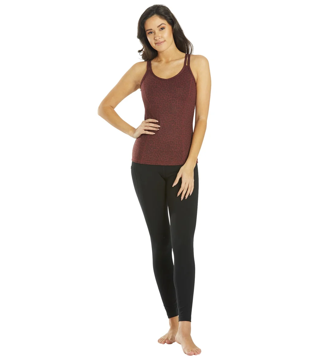 Everyday Yoga Radiant Cheetah Strappy Back Support Tank - Image 6