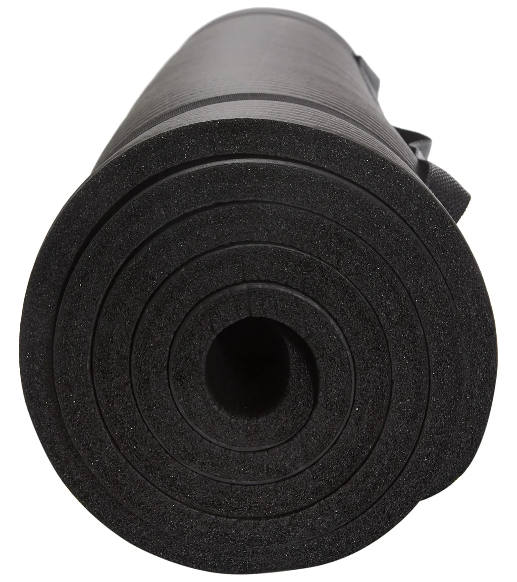 Everyday Yoga  ½” Thick Yoga Fitness Exercise Mat with Mat Sling 72” x 26” - Image 2