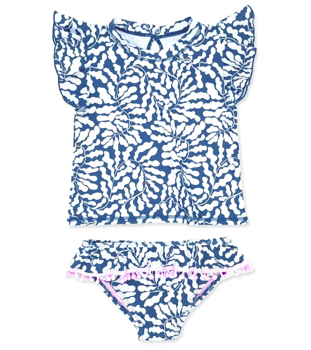 Feather 4 Arrow Girls' Seashell Short Sleeve Ruffle Two Piece Tankini Set (Baby) - Image 5