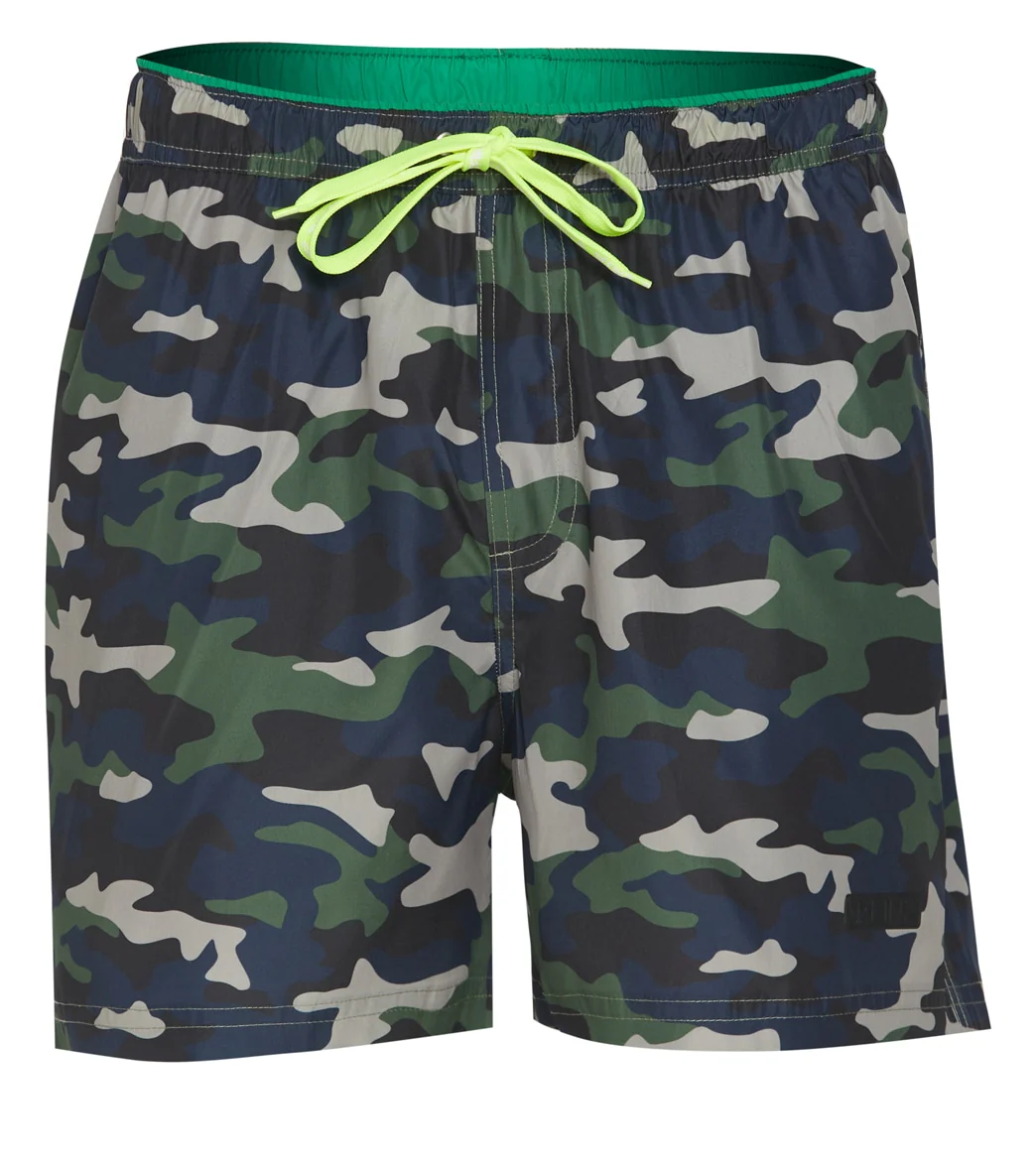FINZ Men's Camo Print Swim Trunks - Image 4