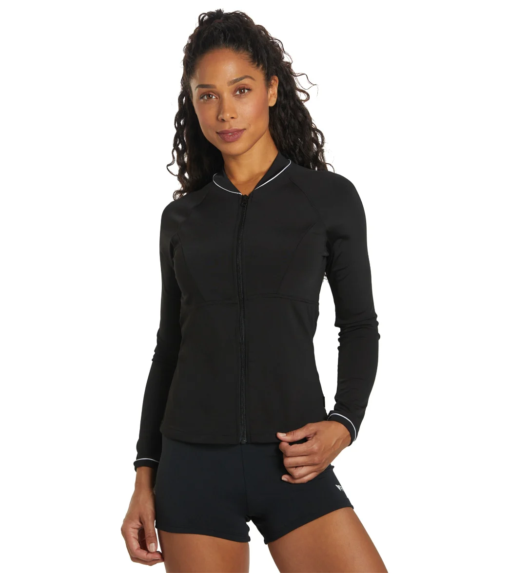 FINZ Women's Piped Long Sleeve Rashguard - Image 6