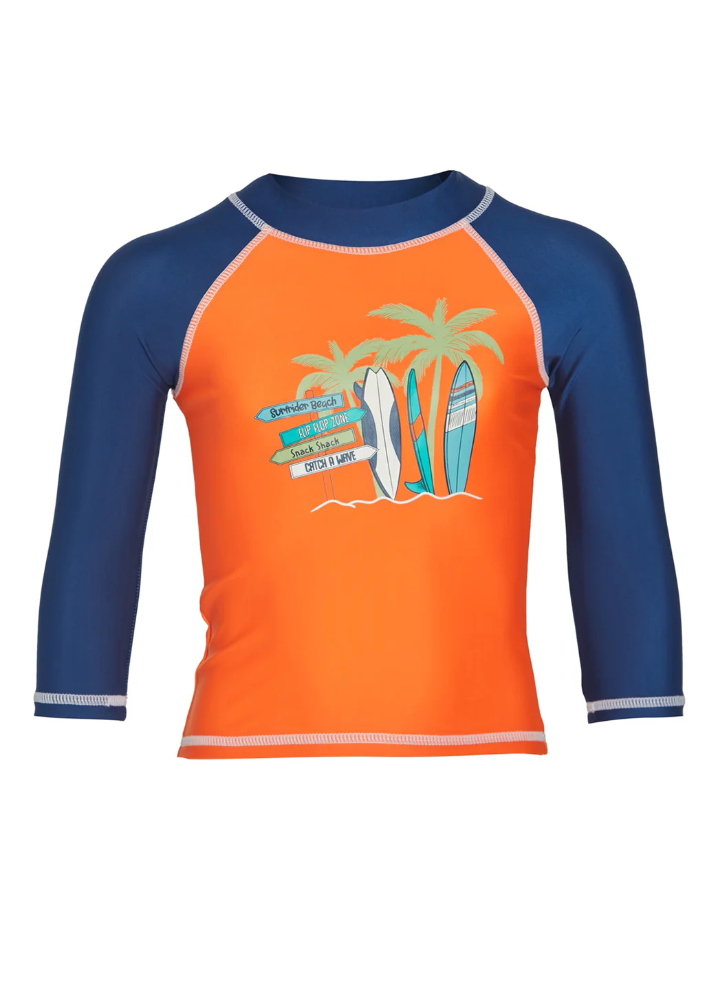 Flap Happy Boys' Venice Stripe UPF 50+ Rash Guard (Baby, Toddler, Little Kid) - Image 5