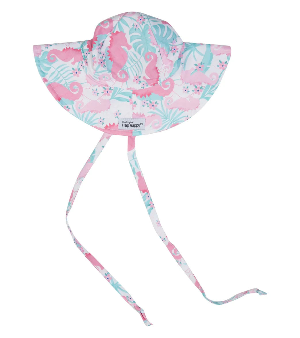 Flap Happy Girls' Magic Seahorse UPF 50+ Floppy Hat - Image 3
