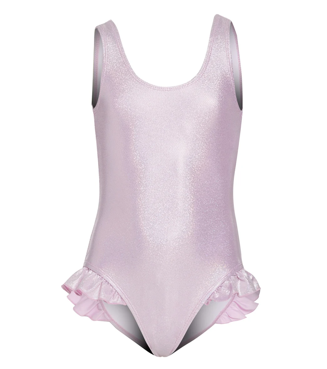 Flap Happy Girls' Sparkling Sunset Pink UPF 50+ Delaney One Piece Swimsuit (Baby, Toddler, Little Kid) - Image 4