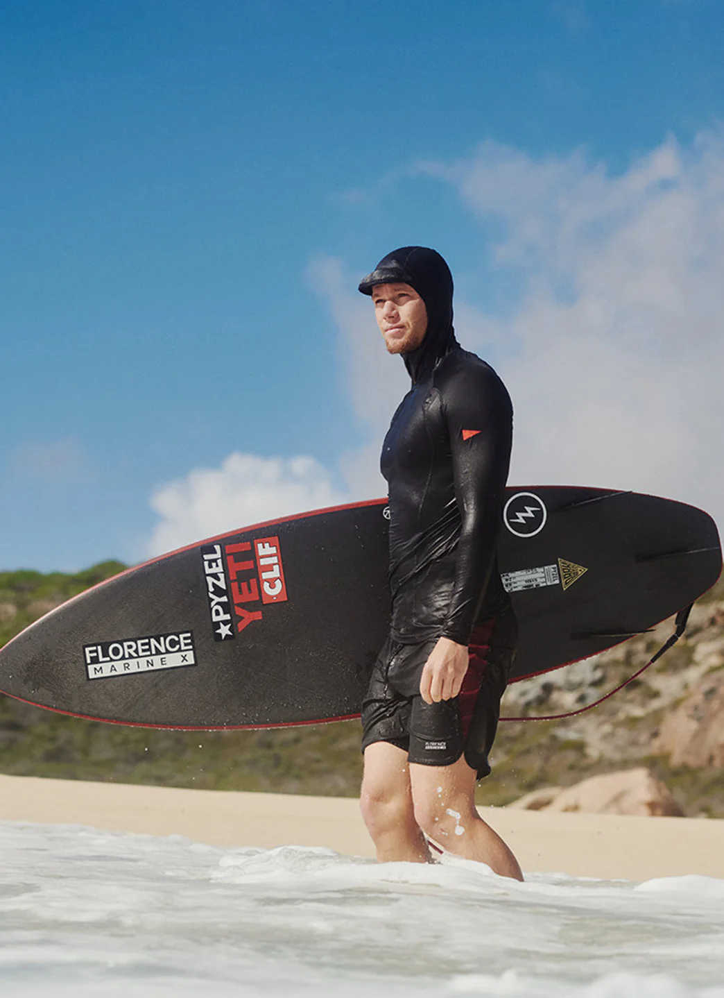 Florence Men's Long Sleeve Hooded Rash Guard - Image 11