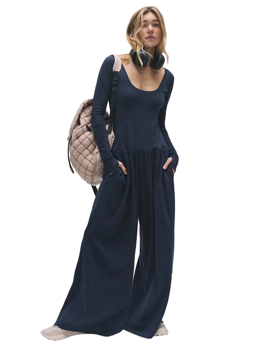 FP Movement Hot Shot Wide Leg Onesie Jumpsuit - Image 3