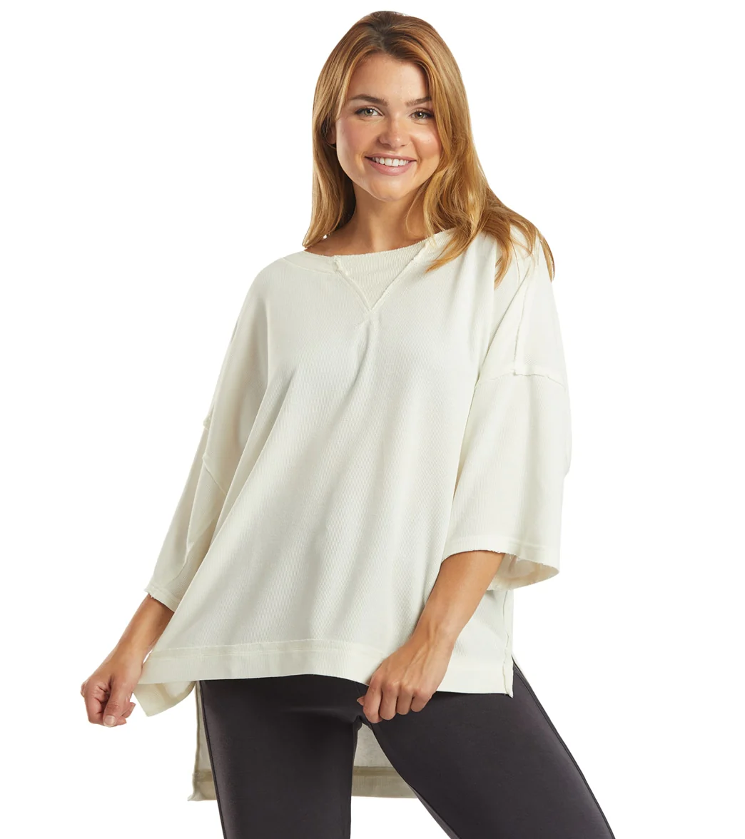 Free People Rugby Match Short Sleeve Tee - Image 9