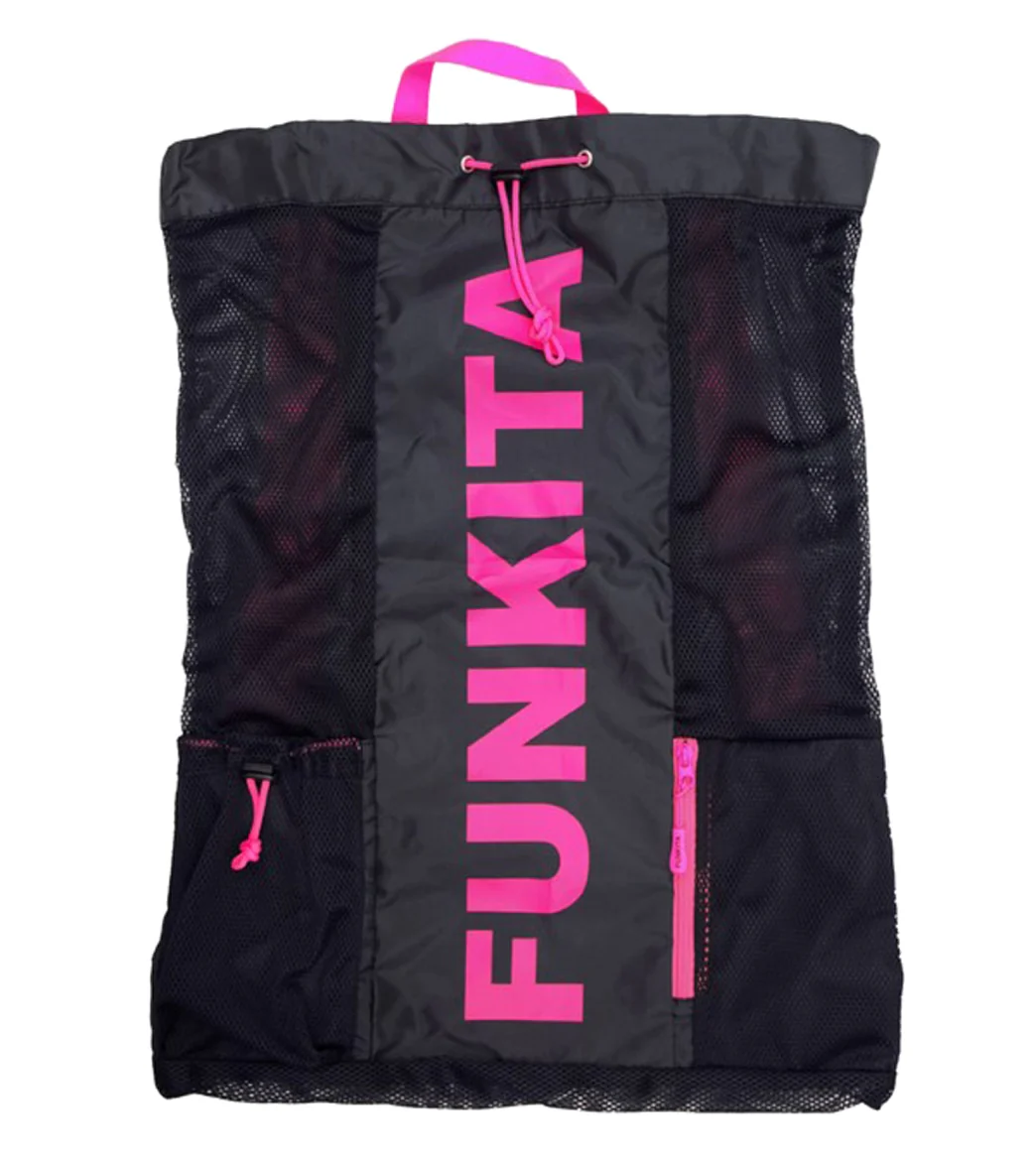 Funkita Pink Shadow Gear Mesh Bag - Image 3