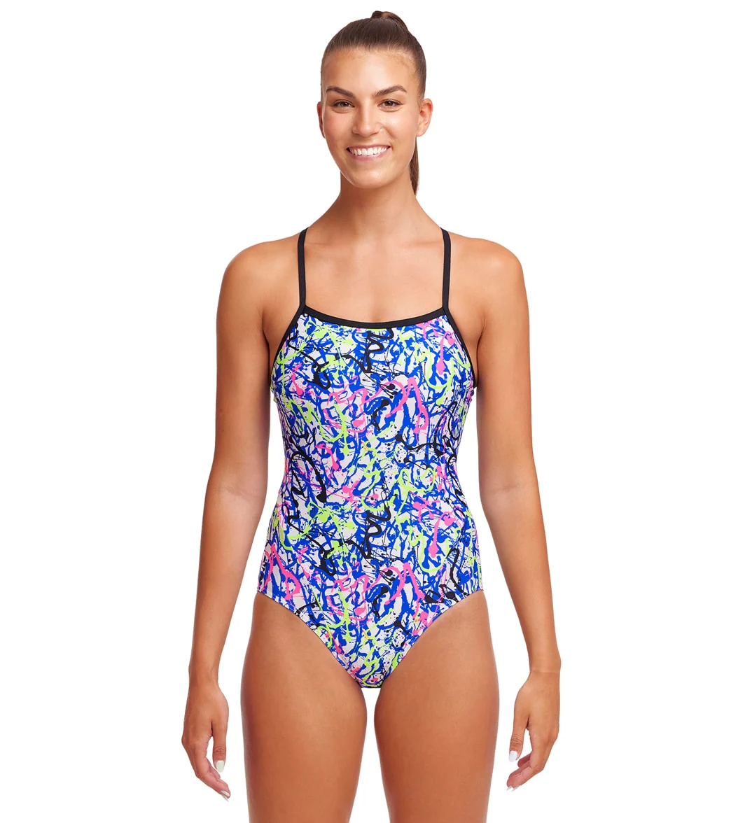 Funkita Women's Big Squig Single Strap One Piece Swimsuit - Image 9