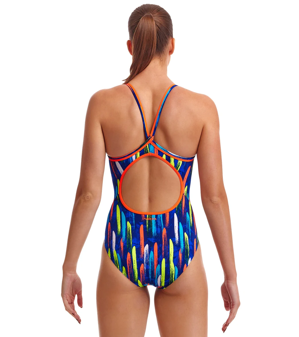 Funkita Women's Fire Cracker Diamond Back One Piece Swimsuit - Image 3
