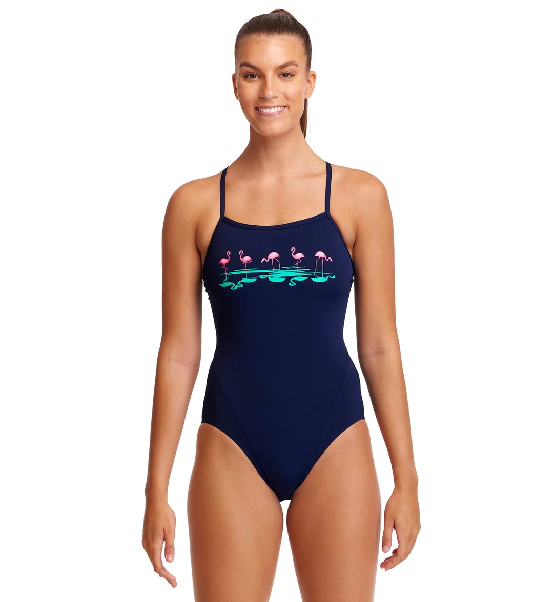 Funkita Women's Flood Plain Single Strap One Piece Swimsuit - Image 6