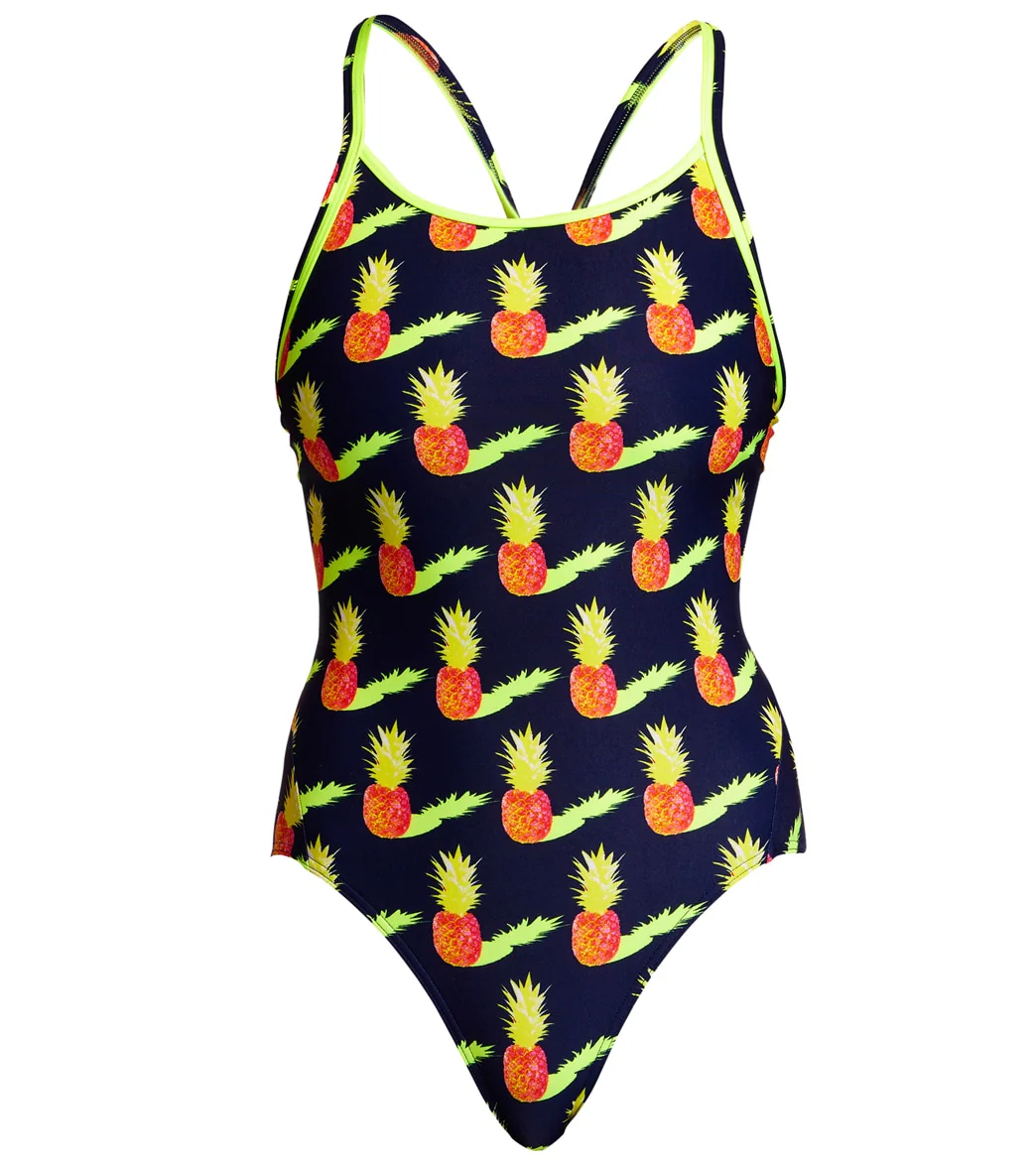 Funkita Women's Golden Circle Diamond Back One Piece Swimsuit - Image 5