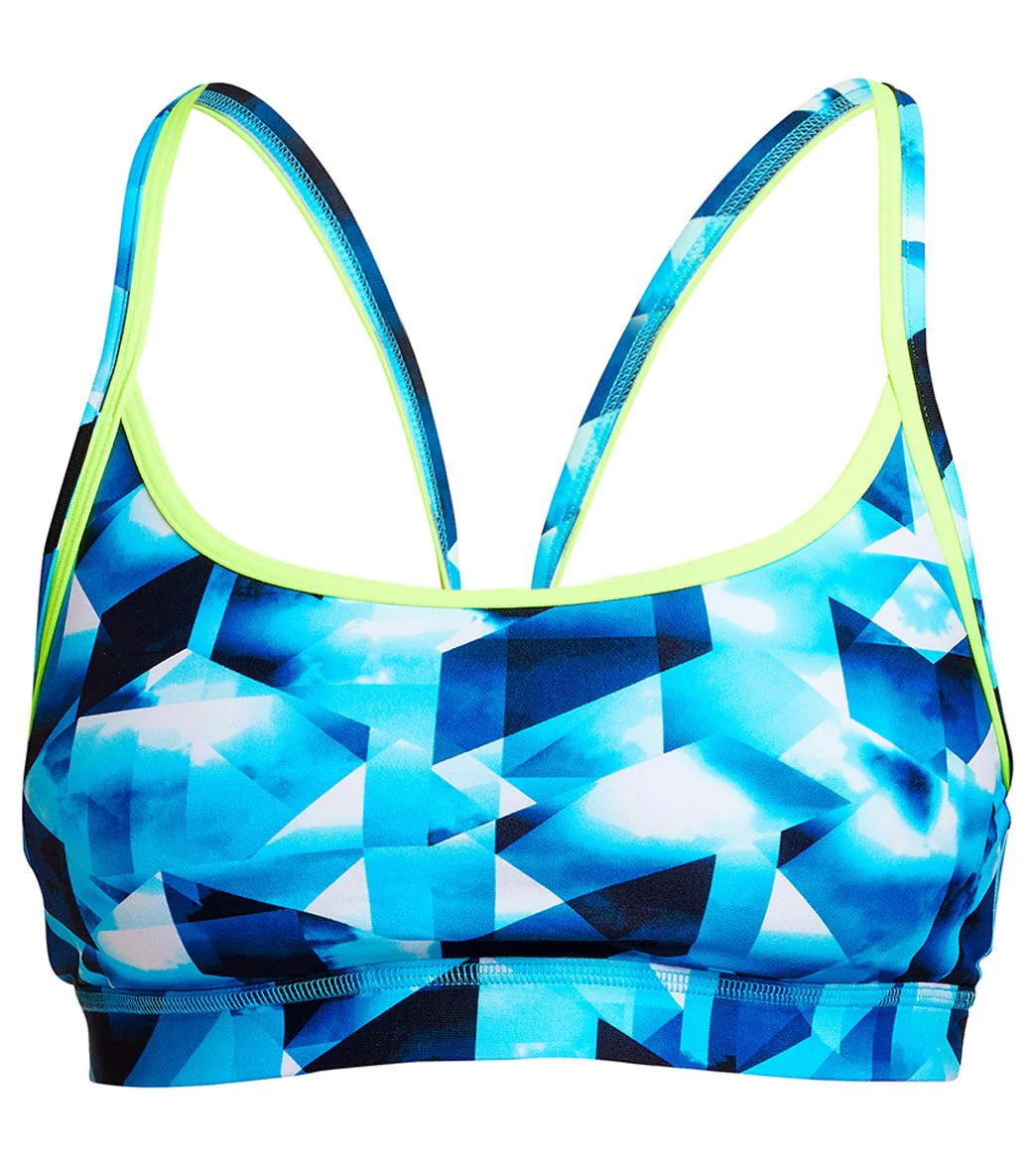 Funkita Women's Hidden Depths Sports Bikini Top - Image 5