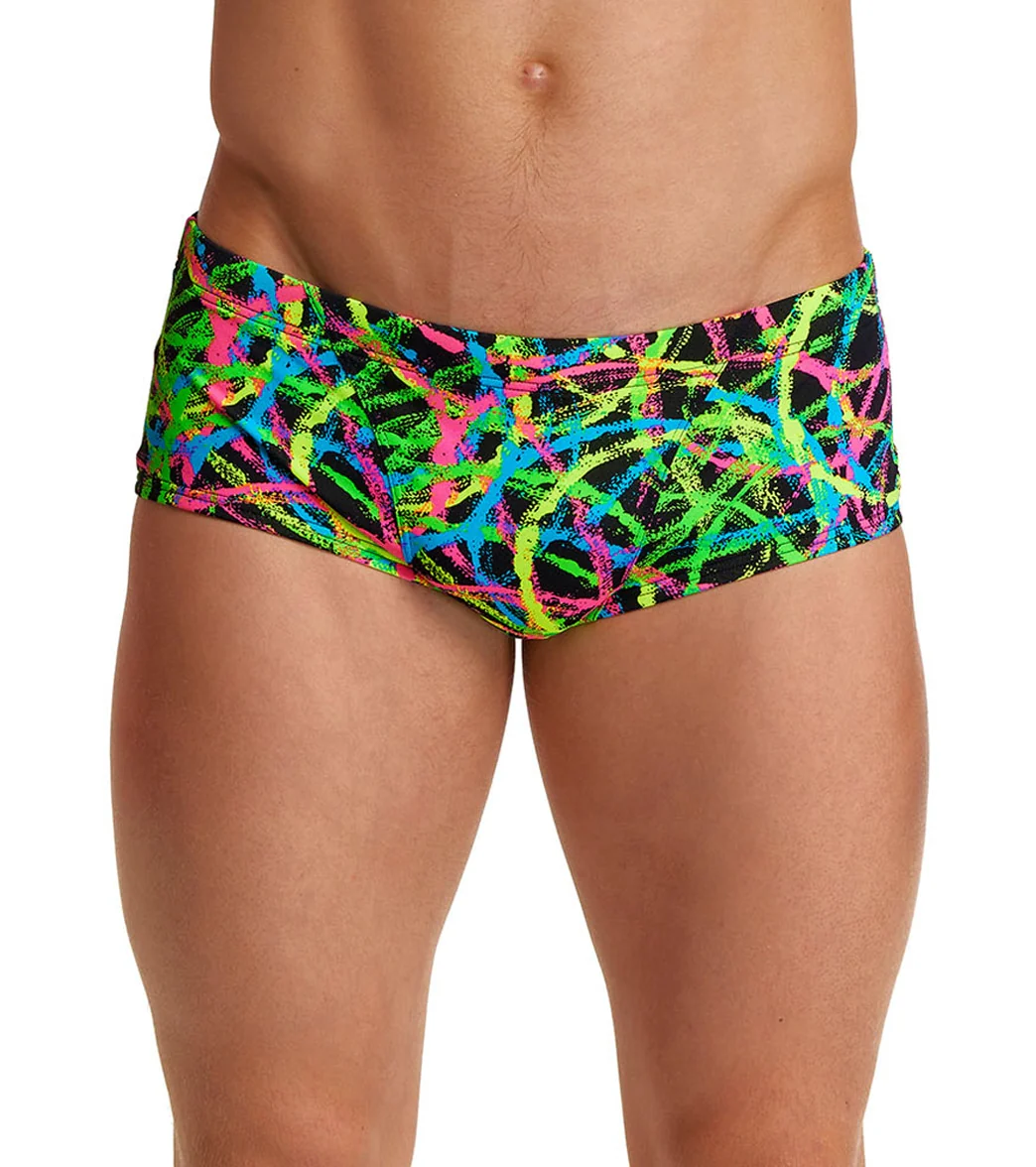 Funky Trunks Men's Burnouts Classic Trunk Square Leg Swimsuit - Image 9