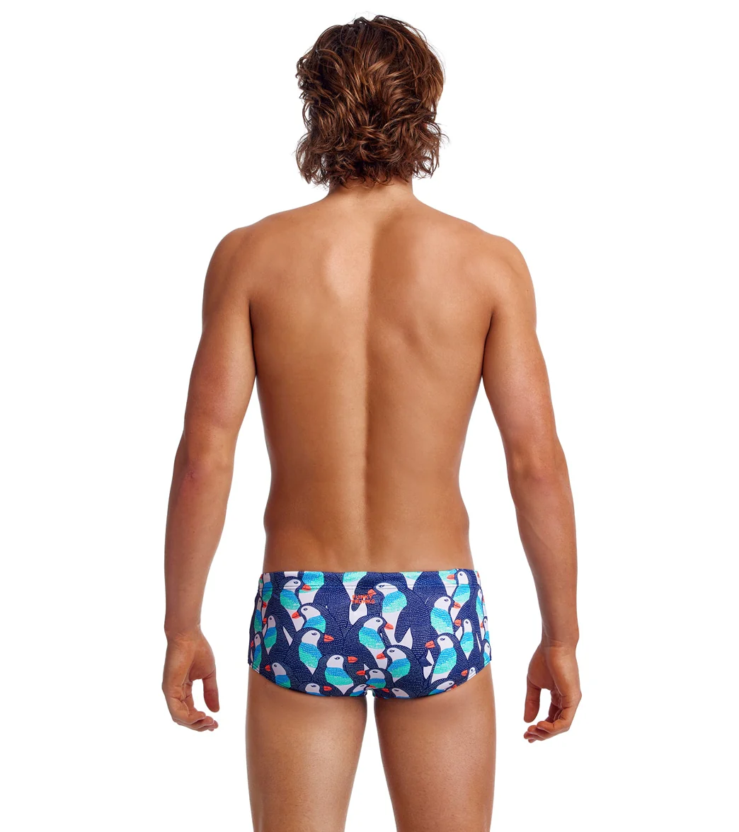 Funky Trunks Men's Pengoo Parade Sidewinder Square Leg Swimsuit - Image 3