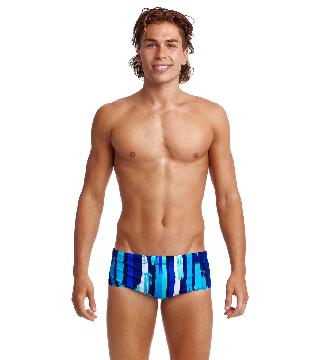 Funky Trunks Men's Roller Paint Sidewinder Square Leg Swimsuit - Image 6