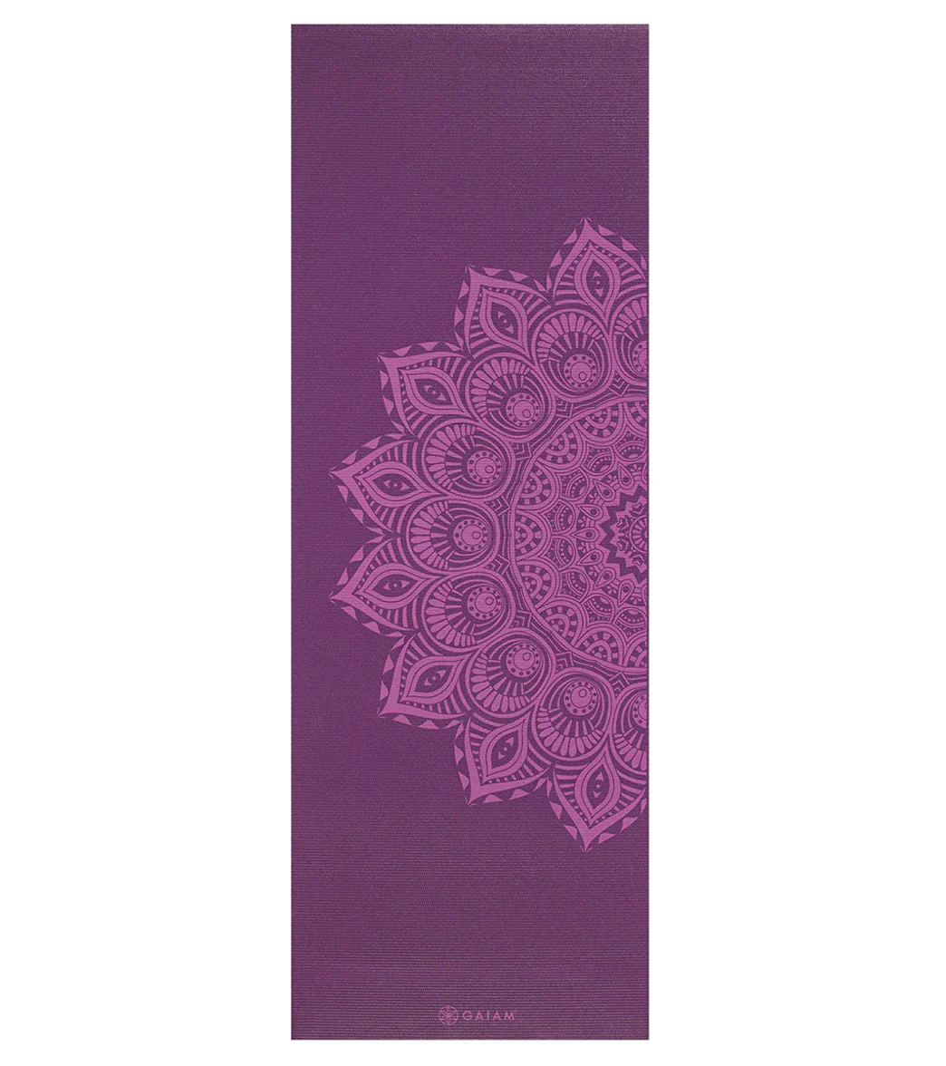 Gaiam 5mm Printed Yoga Mat - Image 21