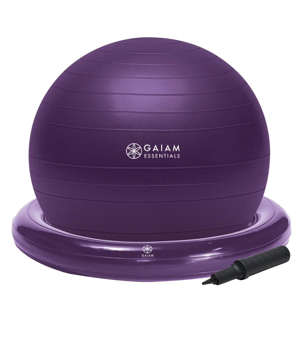 Gaiam Balance Ball & Base Kit - Image 3