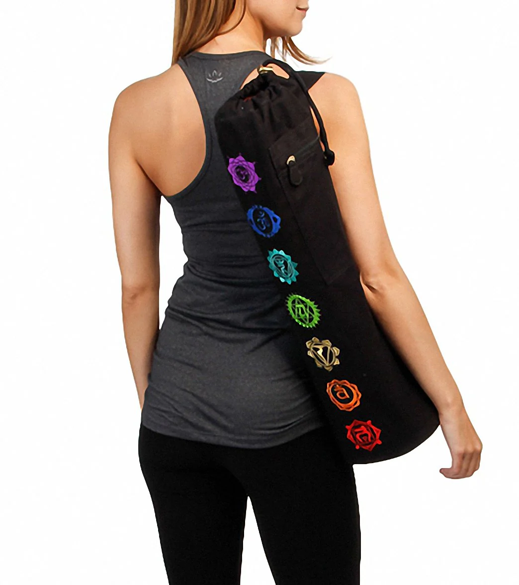 Gaiam Chakra Embroidered Yoga Mat Bag - Image 9