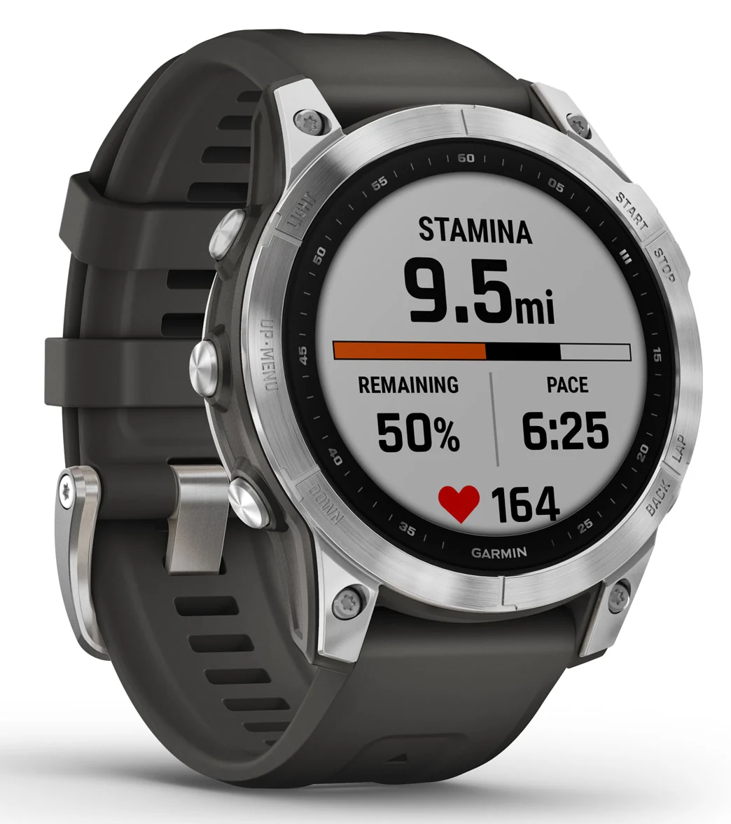 Garmin Fenix 7 Silver/Graphite Band - Image 3