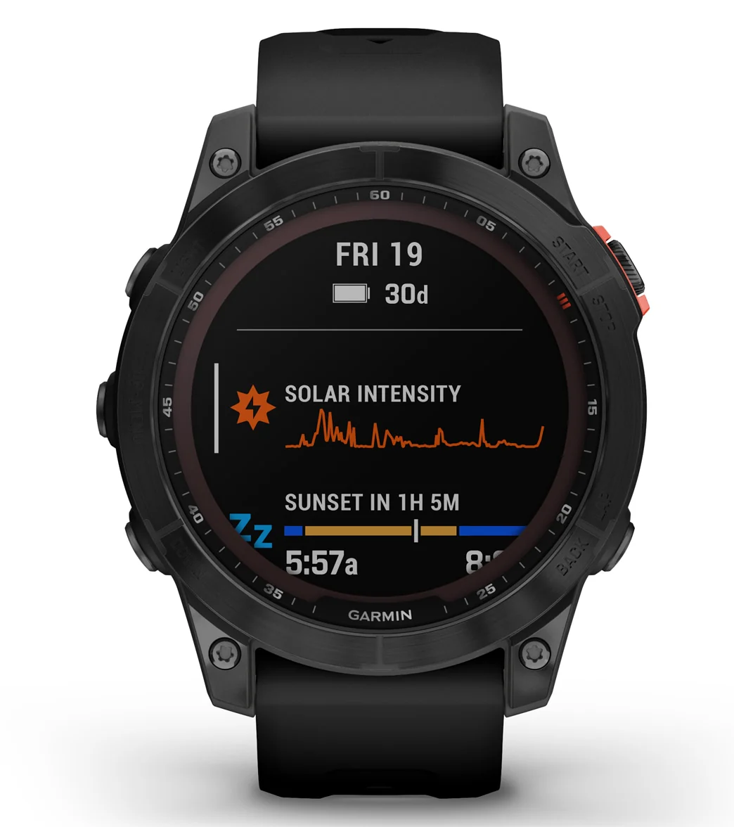 Garmin Fenix 7 Solar Slate Gray/Black Band - Image 2