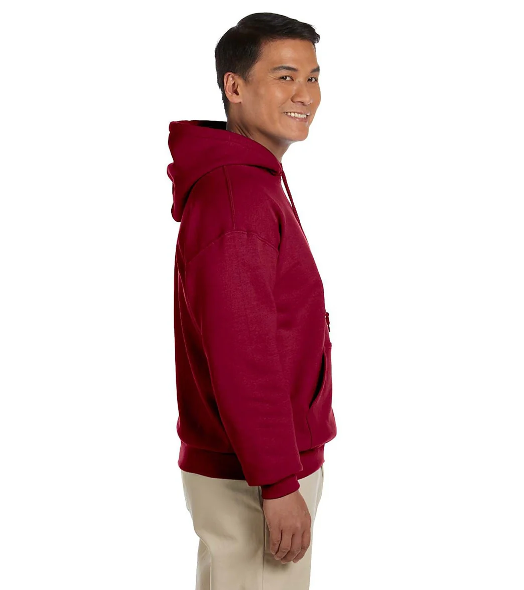Gildan Unisex Heavy Blend Hoodie Cardinal Red - Image 2