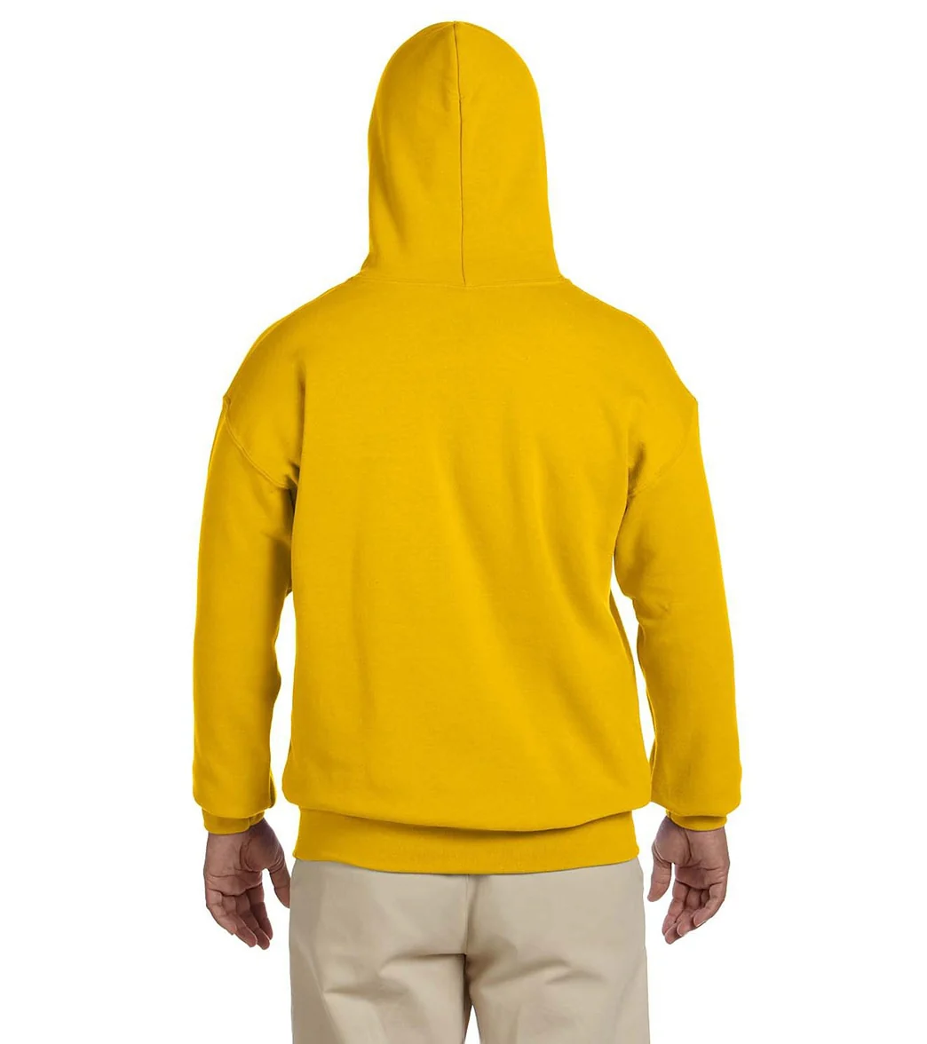Gildan Unisex Heavy Blend Hoodie Gold - Image 3