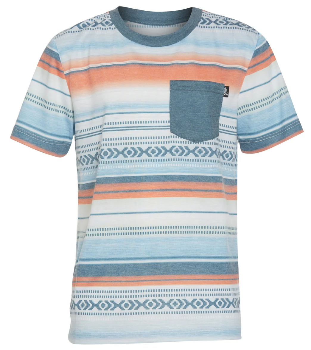 Grom Boys' Mesa Stripe Short Sleeve Knit Tee (Little Kid, Big Kid) - Image 5