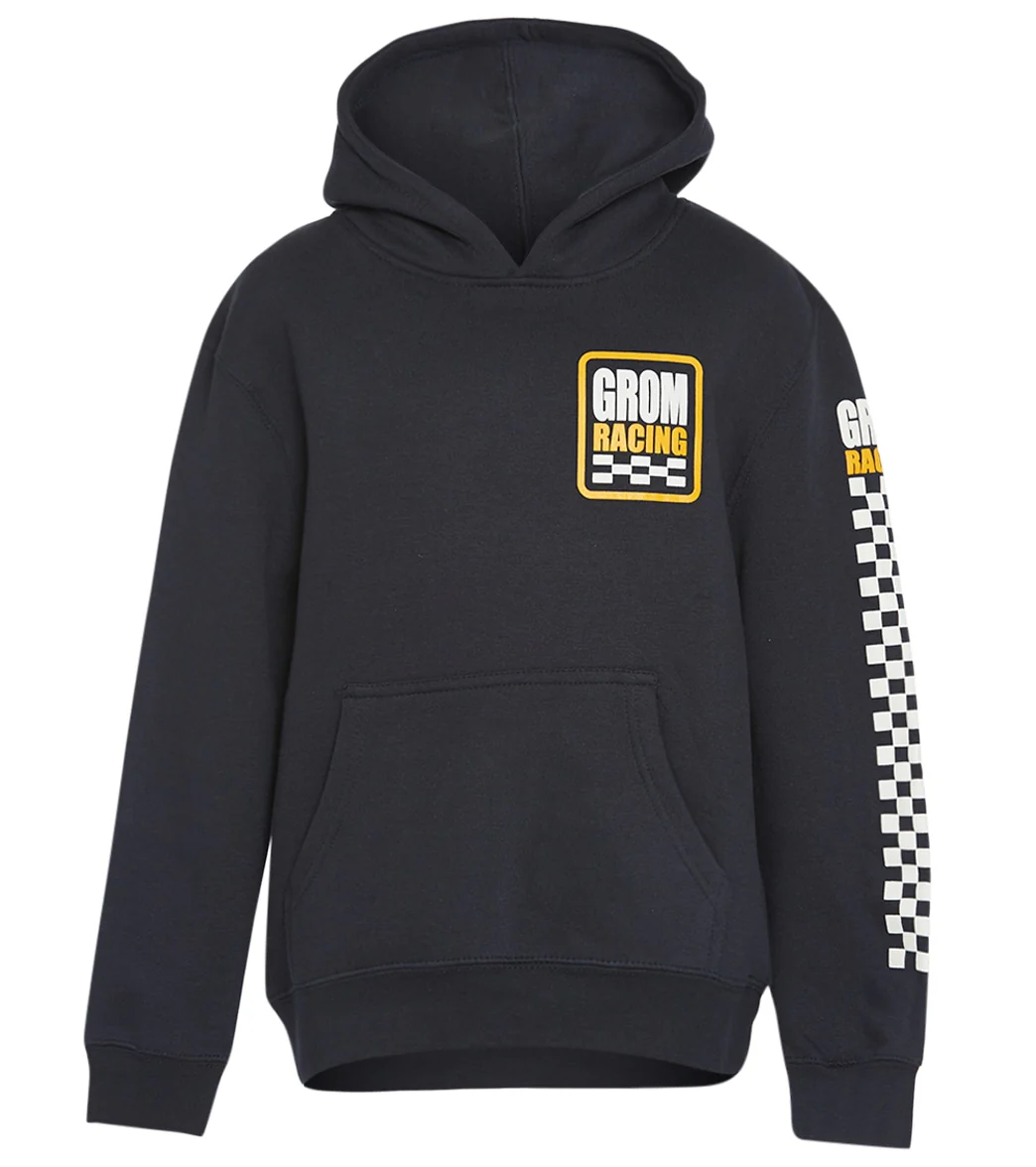 Grom Boys' Racing Pullover Hoodie (Little Kid, Big Kid)