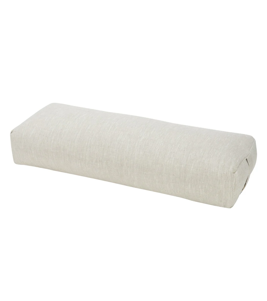 Halfmoon Linen Restorative Bolster - Image 6