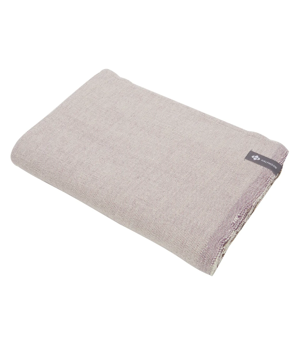 Halfmoon Melange Cotton Yoga Blanket - Image 10