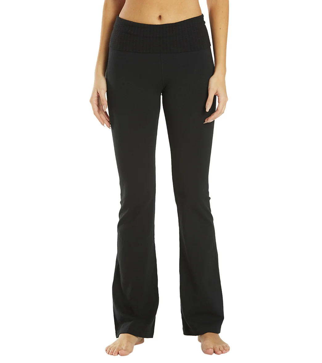 Hard Tail Flare Bootcut Flat Waist Pant - Image 8