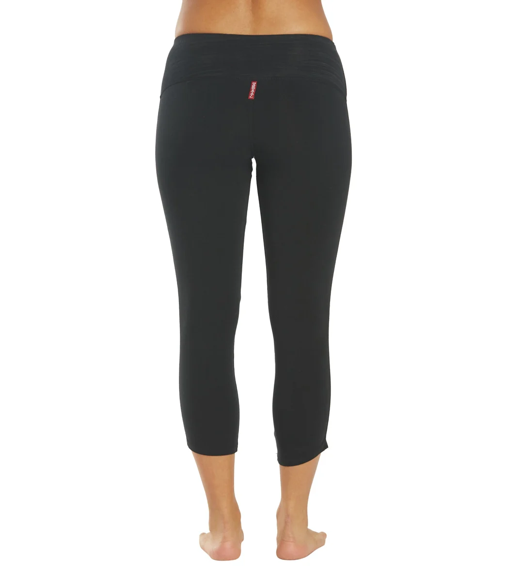 Hard Tail Racer Stripe Flat Waist Ankle Leggings - Image 10
