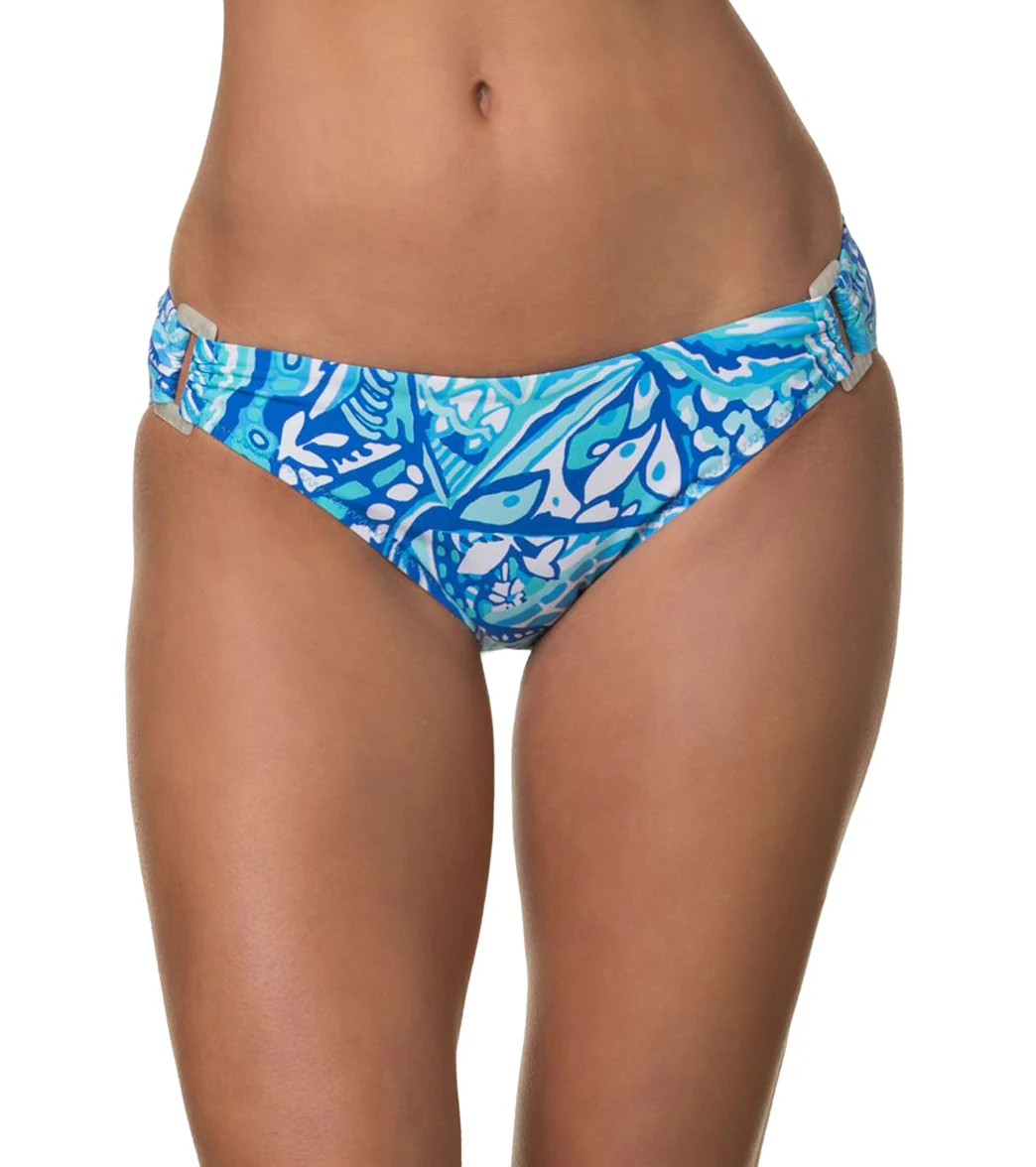 Helen Jon Women's Blue Grotto Shell Hipster Bottom - Image 6