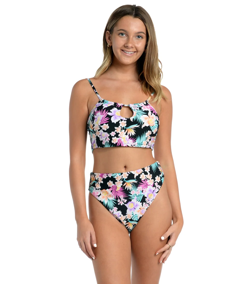Hobie Women's Island Hopping Keyhole Crop Bikini Top - Image 3