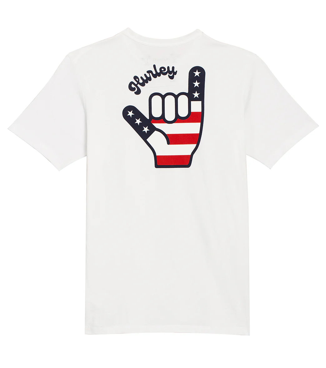 Hurley Men's Everyday Washed Shaka Flag Short Sleeve Tee - Image 2
