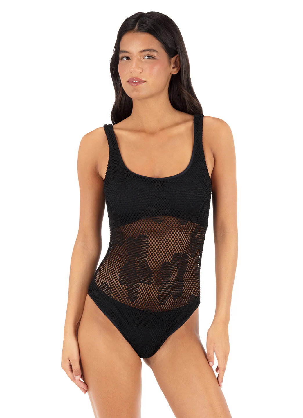 Hurley Women's Daisy Mesh Moderate One Piece Swimsuit - Image 2